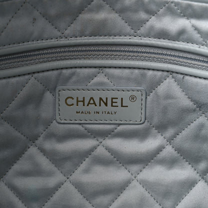 Chanel Shiny Calfskin Quilted Chanel 22 Light Blue 7 of 12