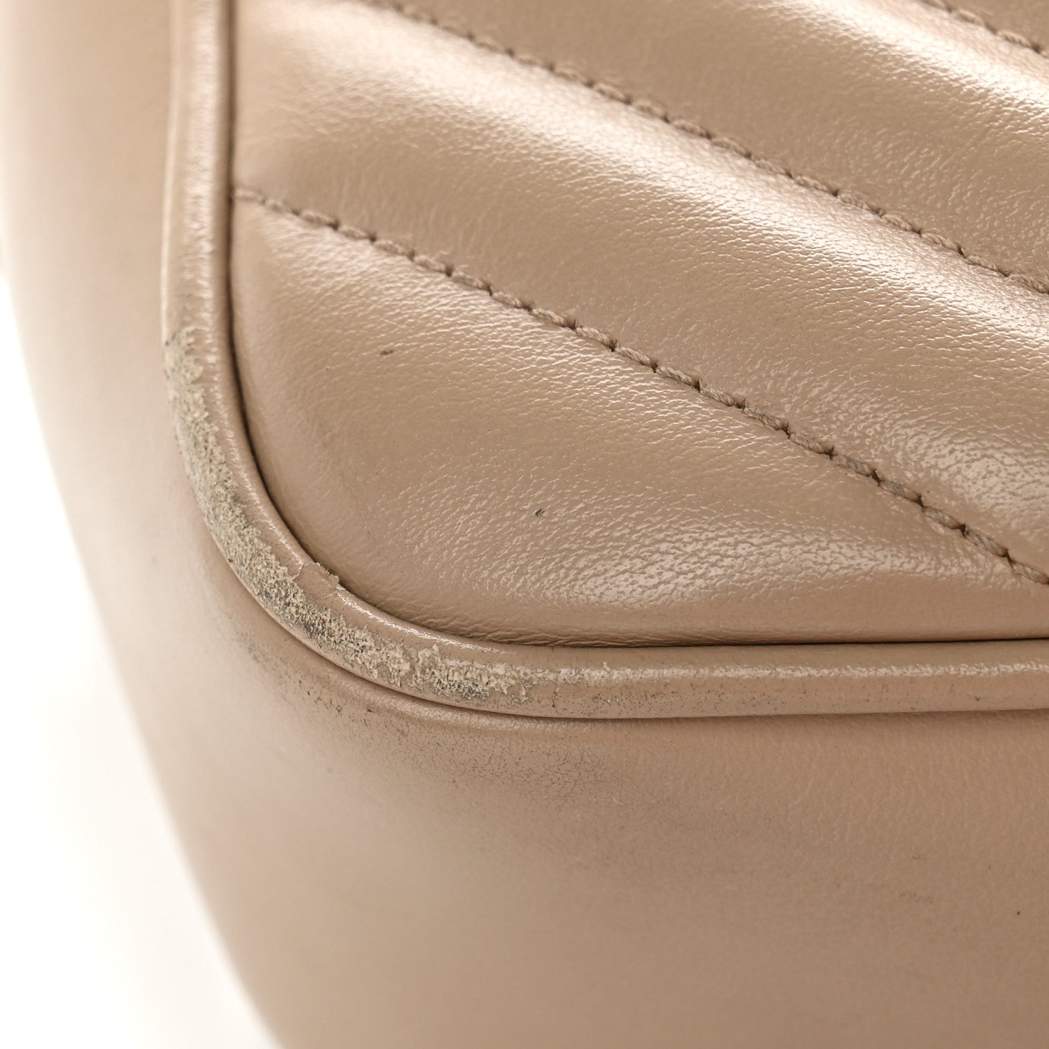 Saint Laurent Calfskin Matelasse Monogram Lou Camera Bag Dark Beige 15 of 15