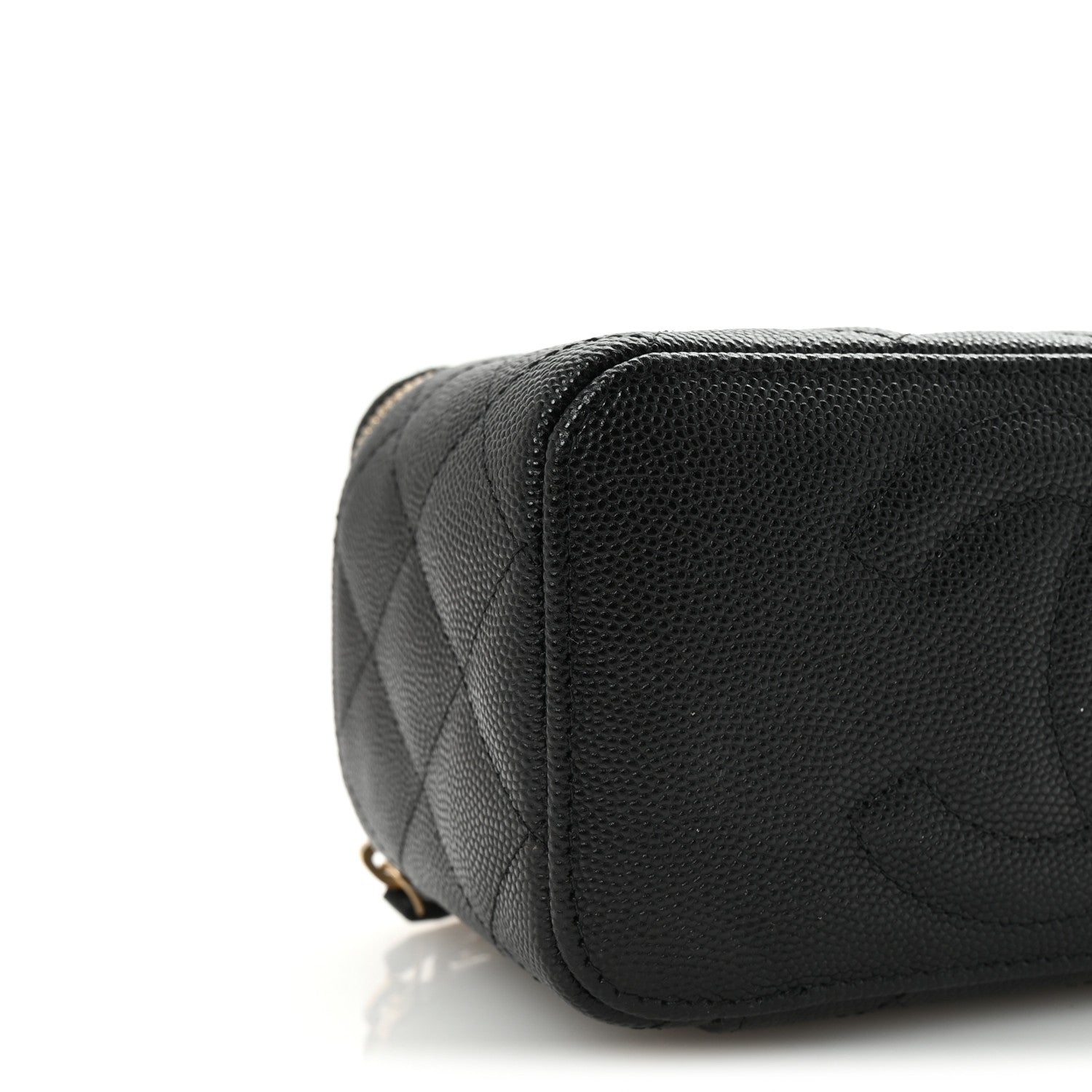 Chanel Caviar Quilted Small Vanity Case With Chain Black 9 of 10