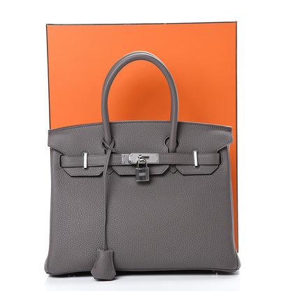 Hermes Togo Birkin 30 Etain 12 of 12