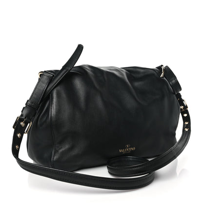 Valentino Garavani Smooth Calfskin Bloomy Crossbody Bag Black 3 of 11