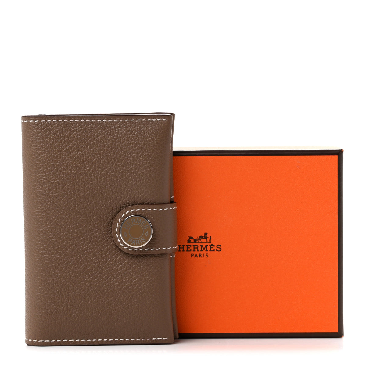Hermes Evercolor RMS Card Holder Etoupe 7 of 7