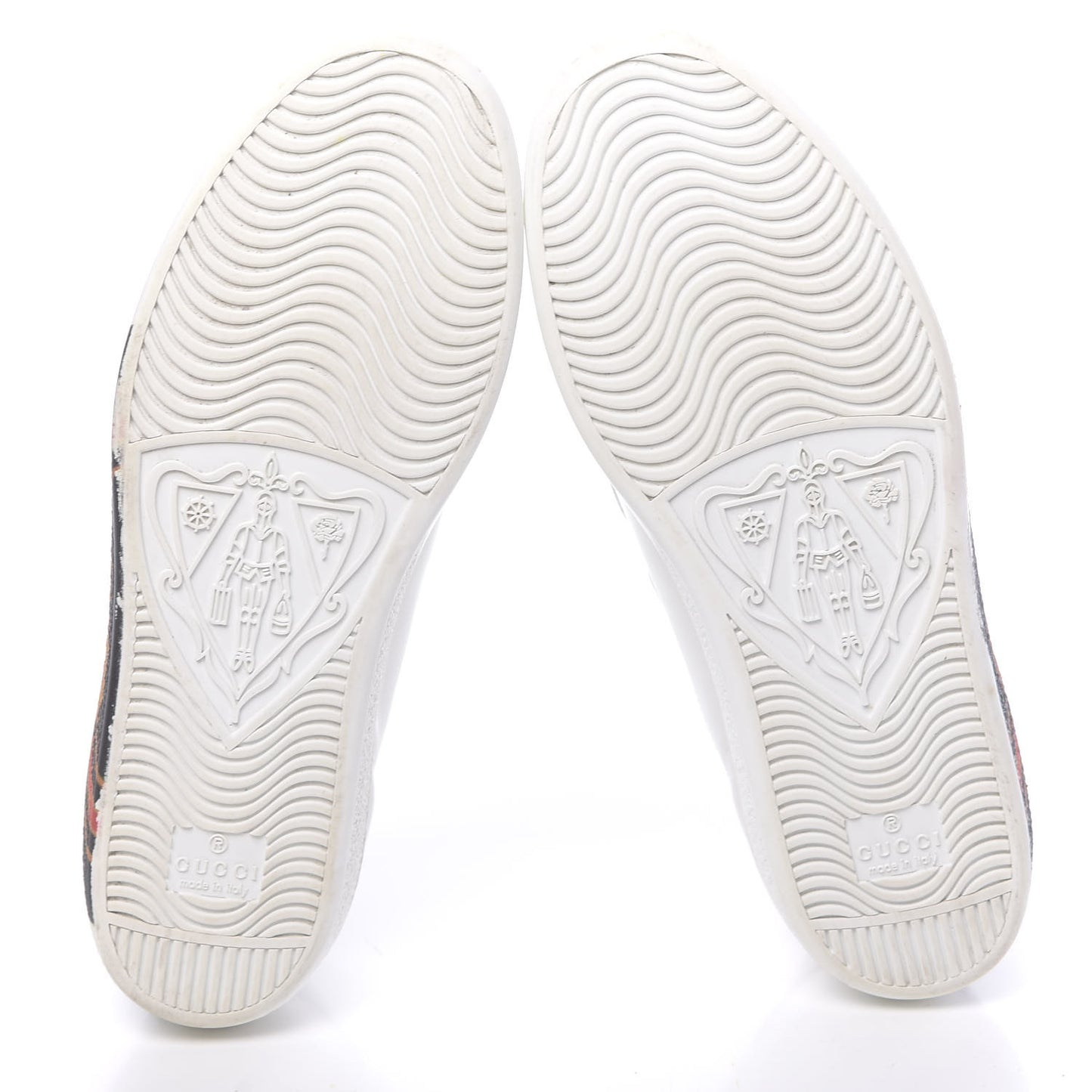 Miro Soft Calfskin Interlocking G Womens New Ace Sneakers 36 White Red Flame Green