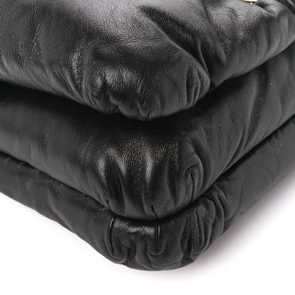 Loewe Lambskin Small Goya Puffer Bag Black 10 of 11