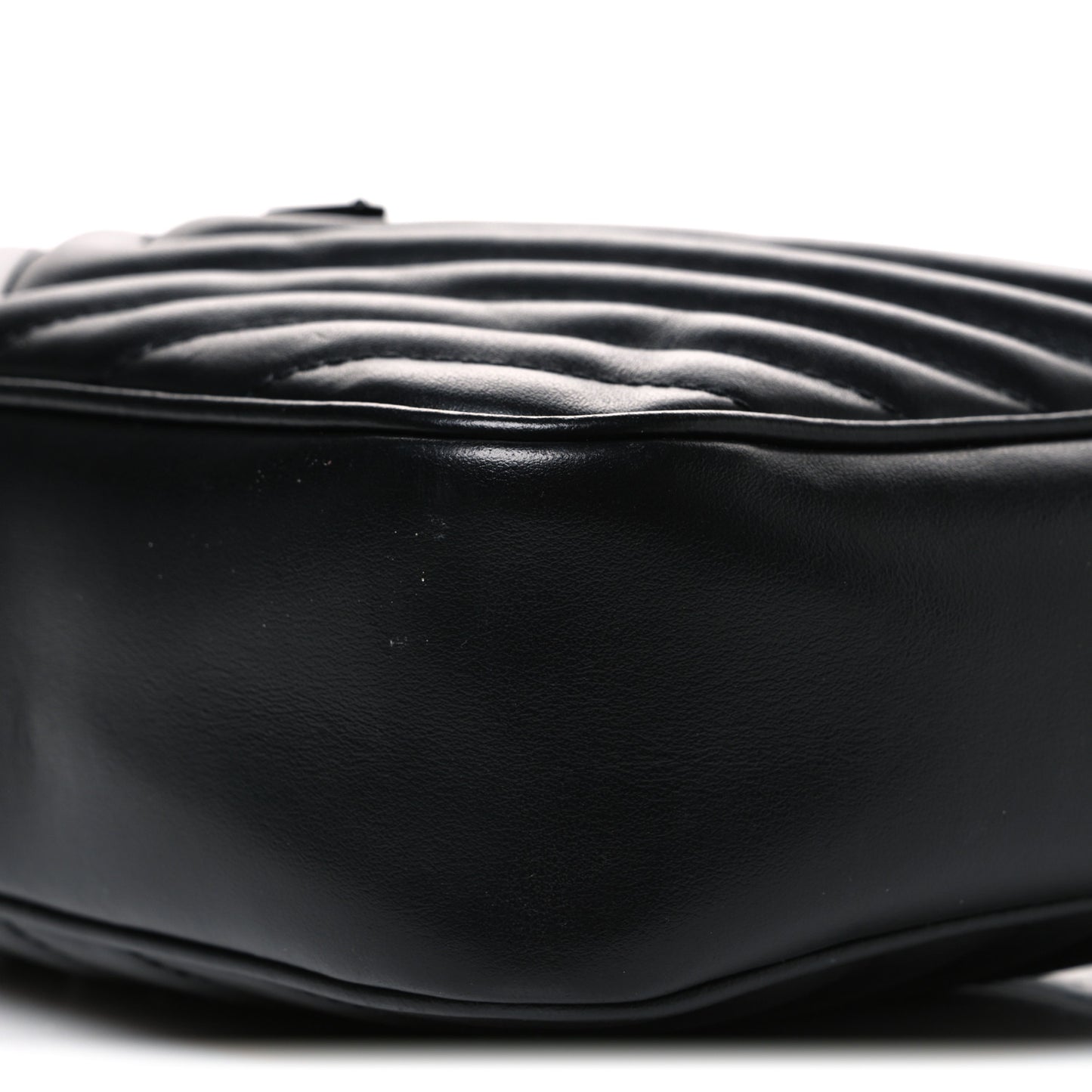 Calfskin Matelasse Monogram Monochrome Lou Camera Bag Black
