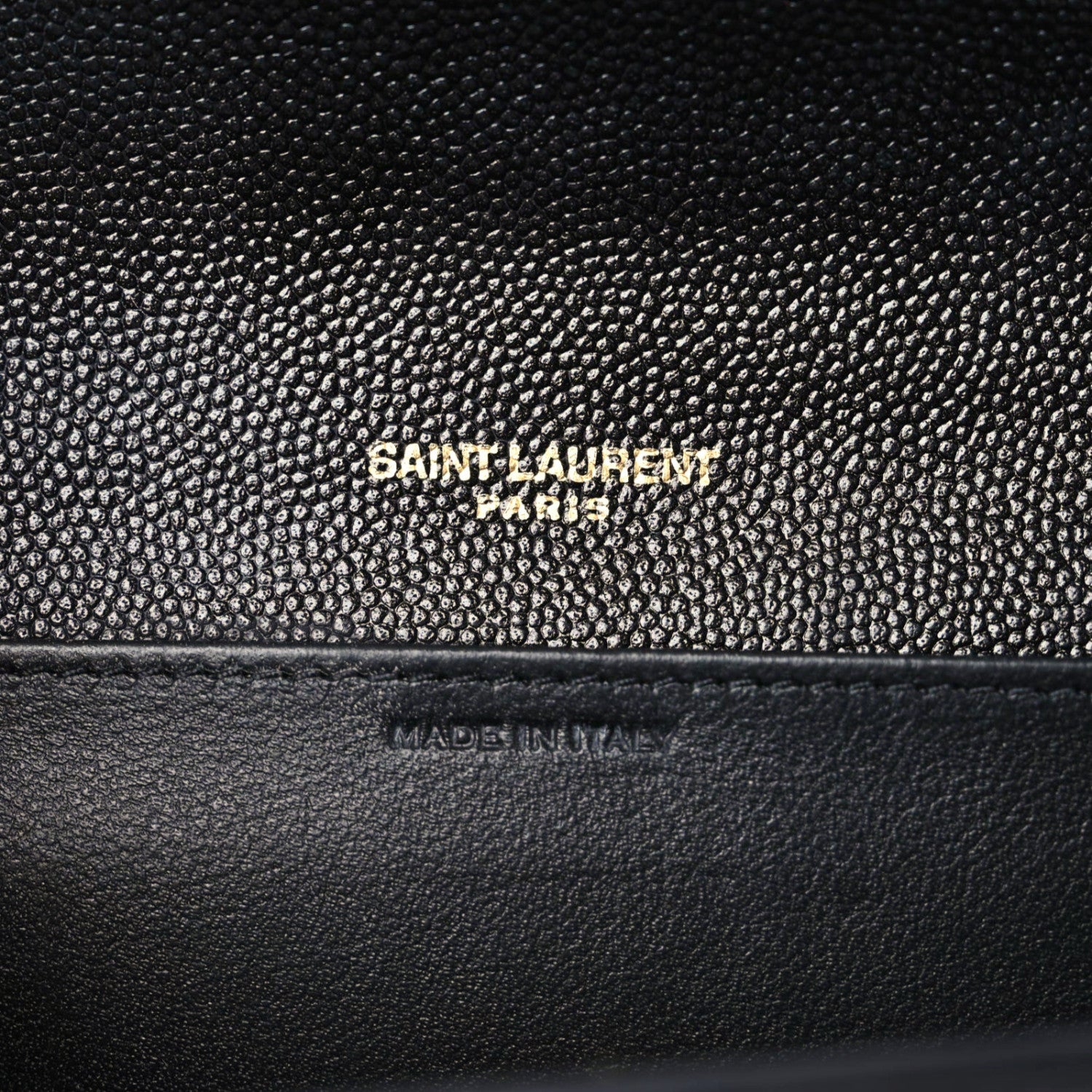 Saint Laurent Grain De Poudre Uptown Chain Wallet Black 8 of 12