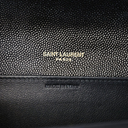 Saint Laurent Grain De Poudre Uptown Chain Wallet Black 8 of 12