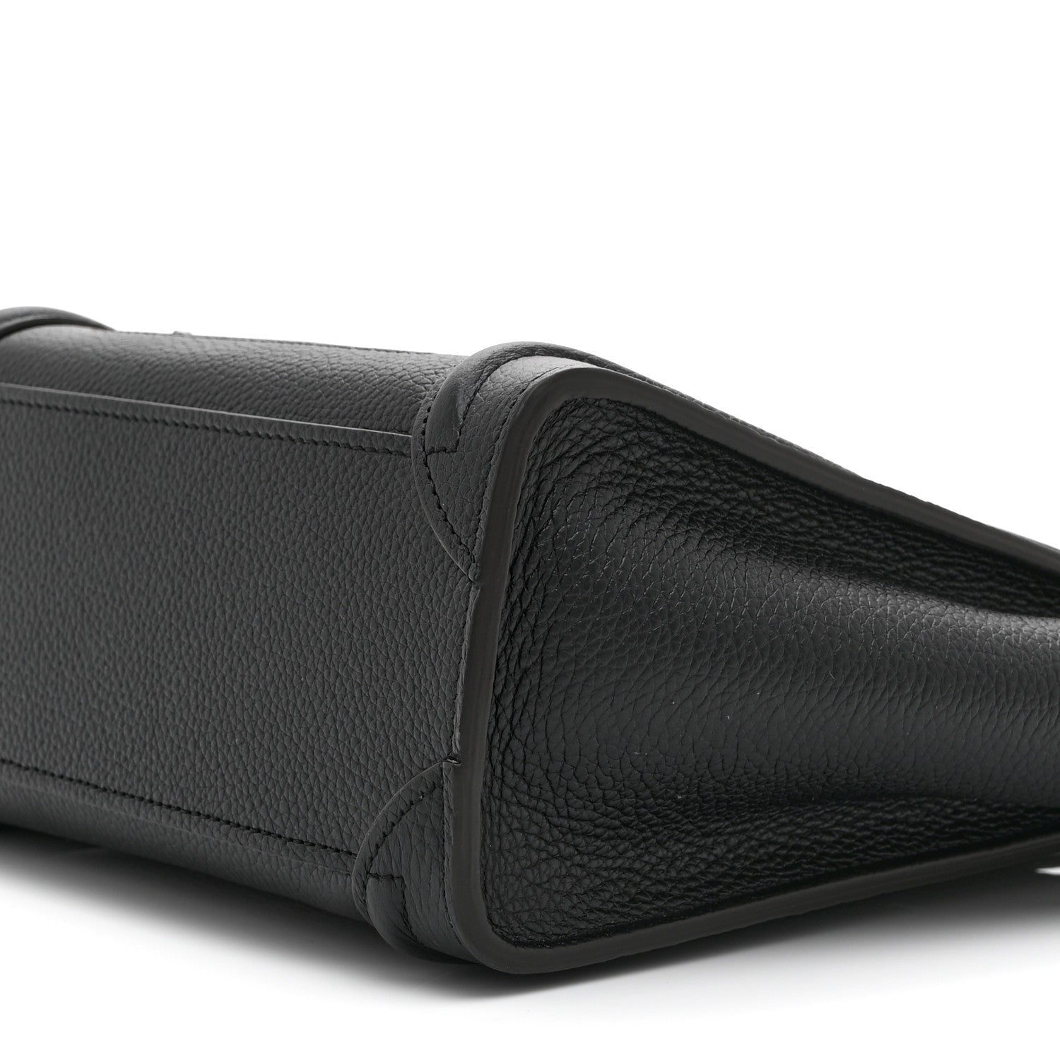 Celine Drummed Calfskin Nano Luggage Black 11 of 11