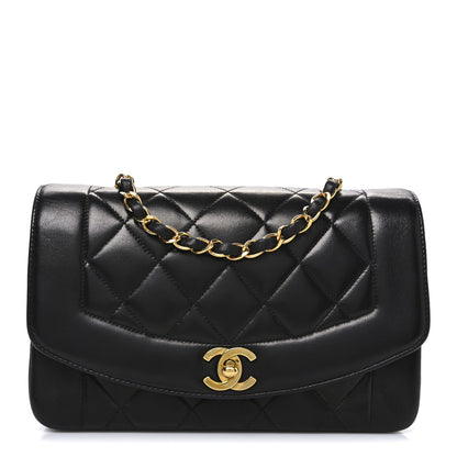 Chanel Lambskin Quilted Small Single Flap Black 1 of 11