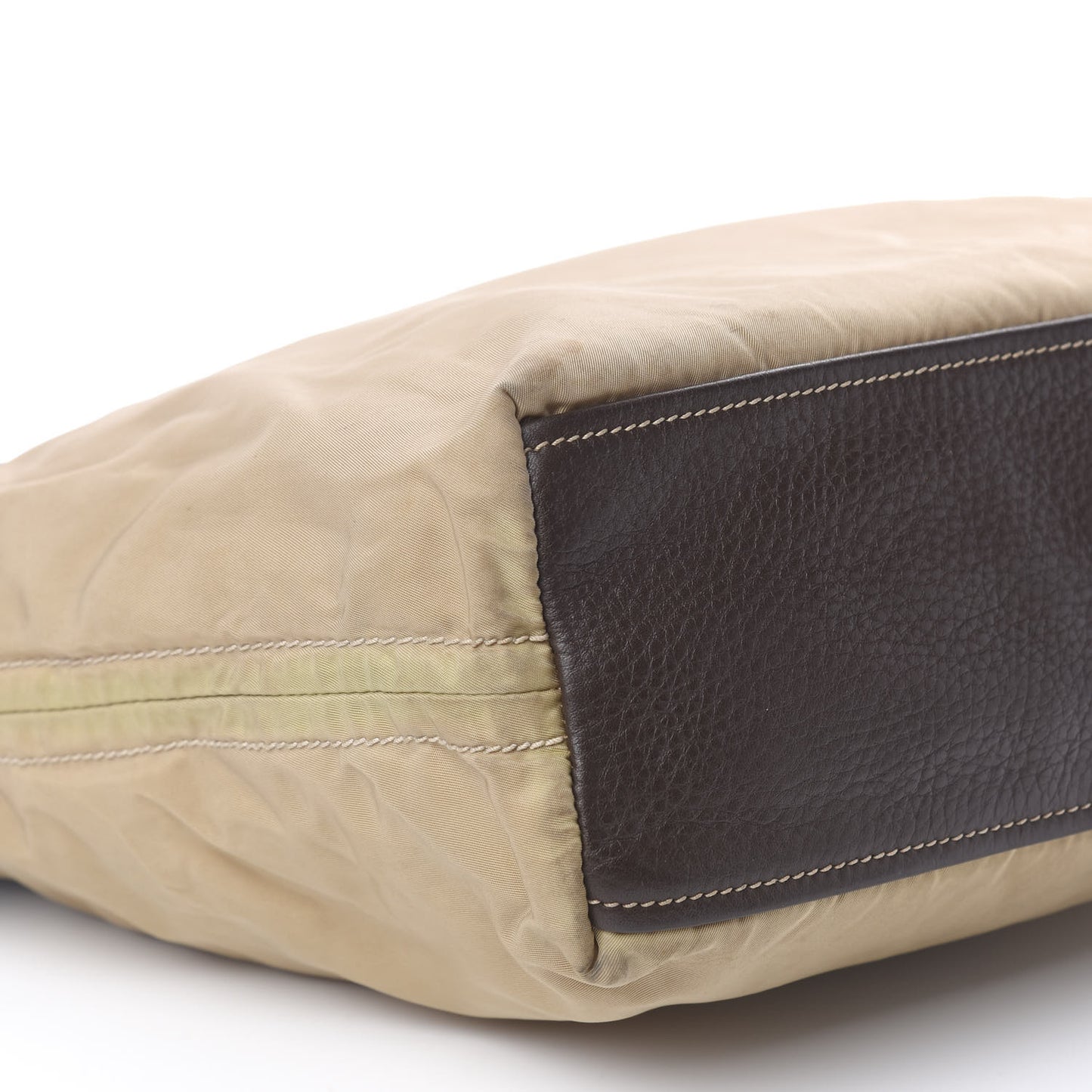 Nylon Tessuto Vitello Daino Hobo Cammello Caffe