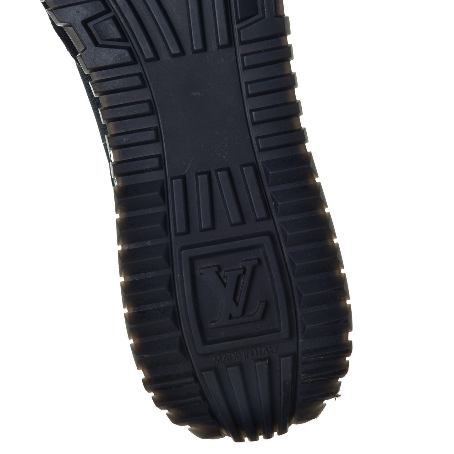 Suede Monogram Run Away Sneakers 42 Black