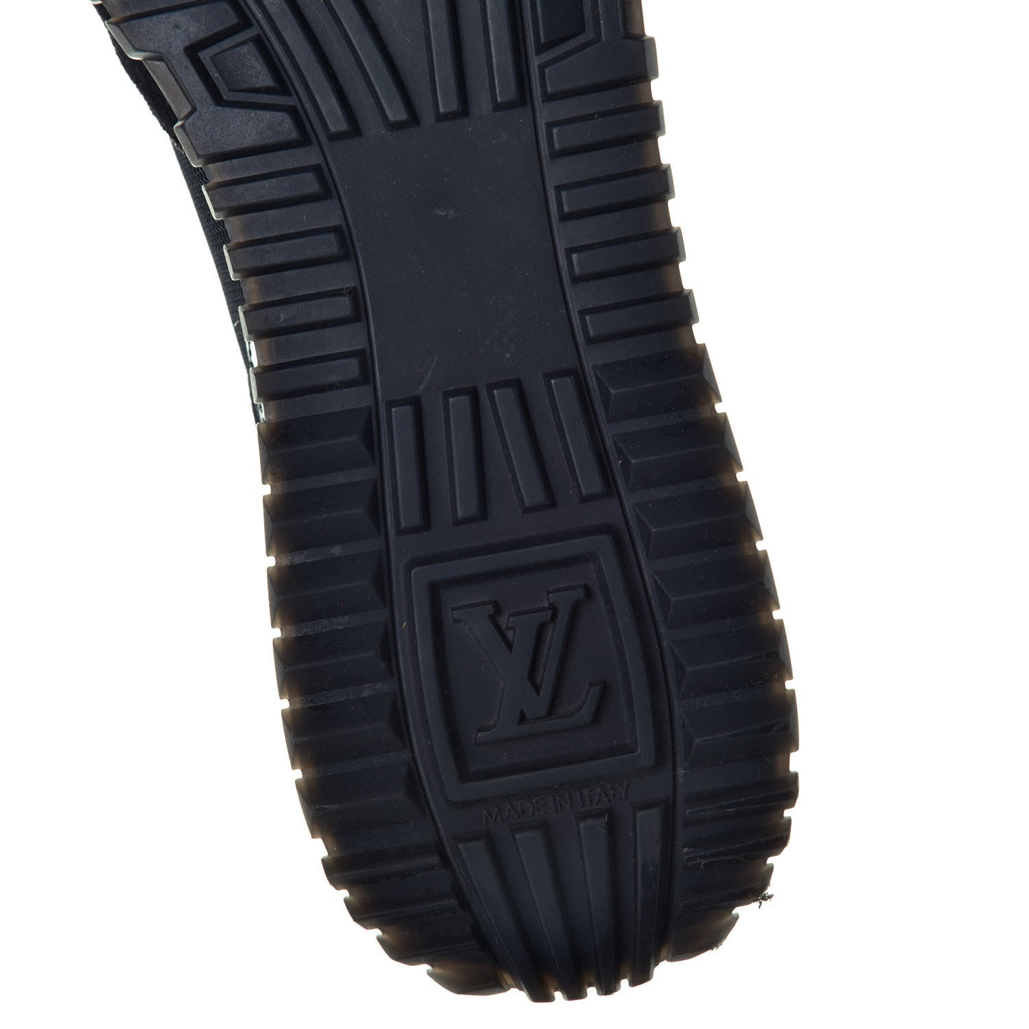 Louis Vuitton Suede Monogram Run Away Sneakers 42 Black 7 of 9