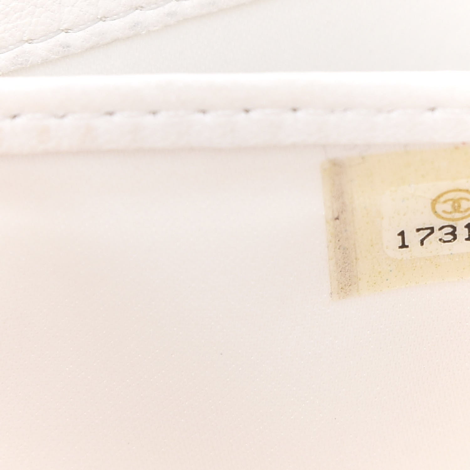 Chanel Tweed Quilted Zip Flap Wallet White 9 of 13