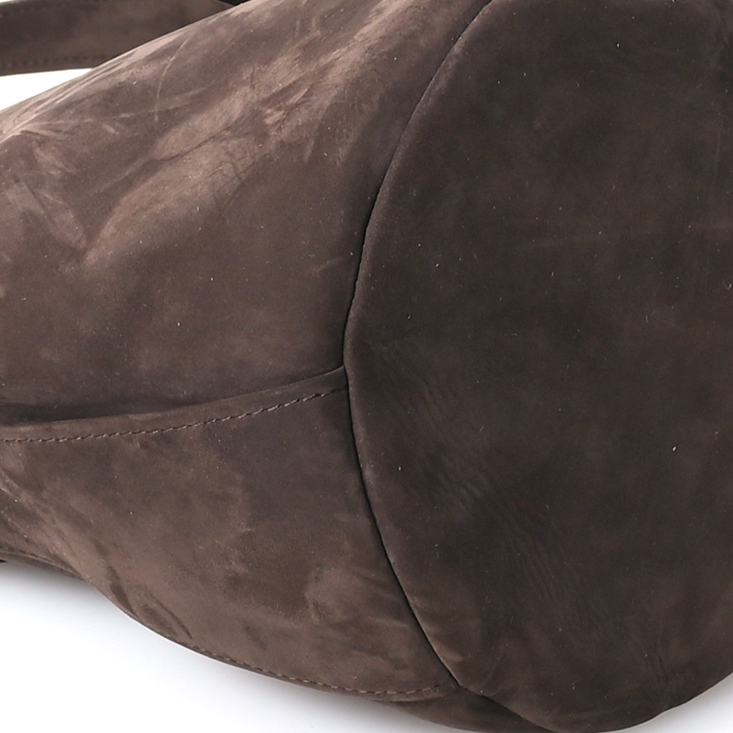 The Row Nubuck Mini Leo Bucket Bag Umber 8 of 9