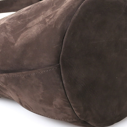 The Row Nubuck Mini Leo Bucket Bag Umber 8 of 9