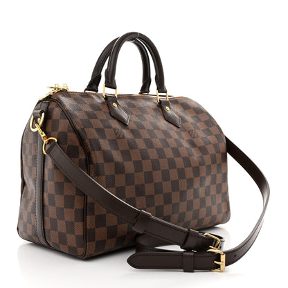 Louis Vuitton Damier Ebene Speedy Bandouliere 30 3 of 12