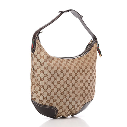 Gucci Monogram Large Princy Hobo Dark Brown 3 of 10