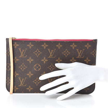 Louis Vuitton Monogram Neverfull MM GM Pochette Pivoine 2 of 6