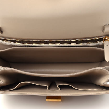 Celine Box Calfskin Medium Classic Box Flap Bag Powder 3 of 4