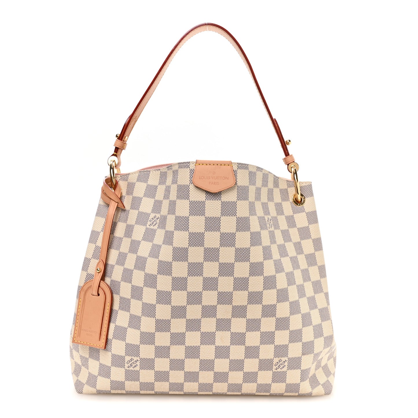 Damier Azur Graceful PM Rose Ballerine