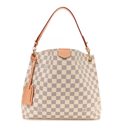 Louis Vuitton Damier Azur Graceful PM Rose Ballerine 1 of 8