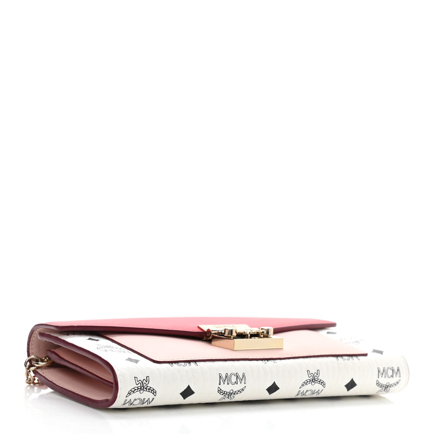 Visetos Large Patricia Wallet On Chain Block Pink