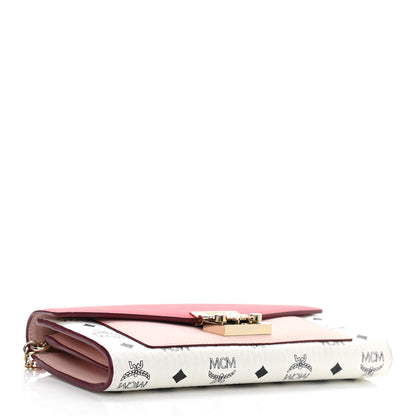 MCM Visetos Large Patricia Wallet On Chain Block Pink 4 of 11