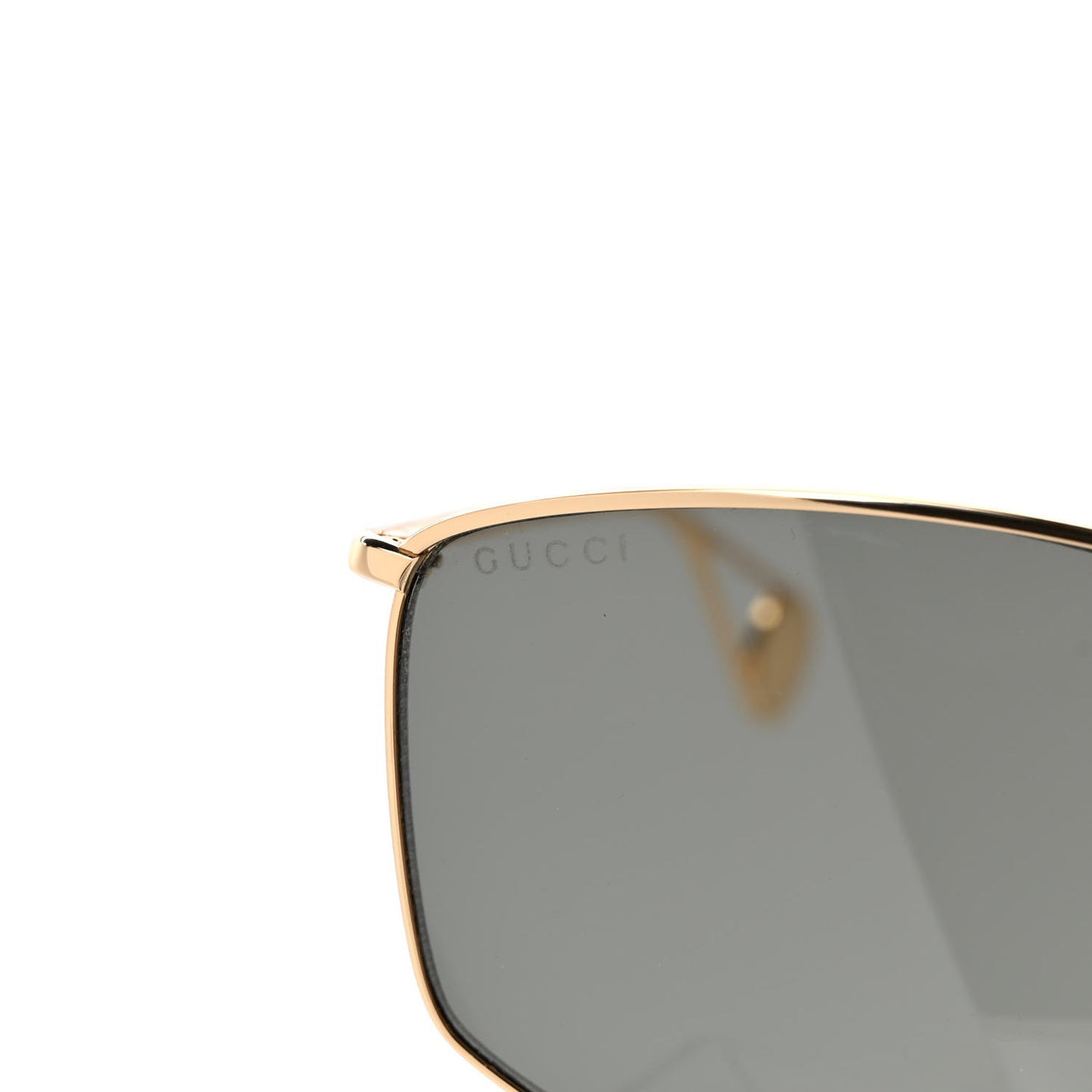 Square Frame GG0437SA Sunglasses Gold