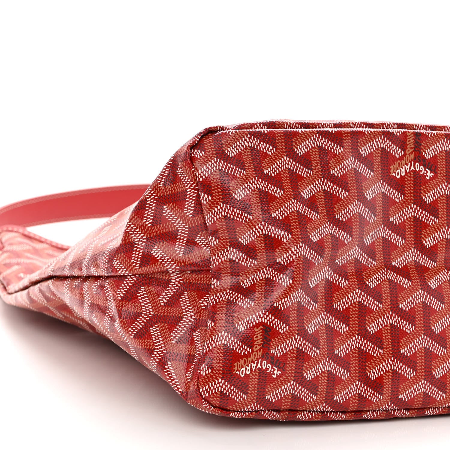 Goyard Goyardine Boheme Hobo Red 9 of 10