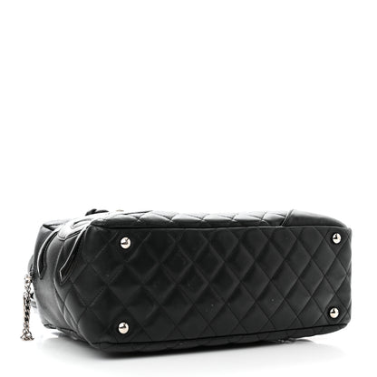 Chanel Calfskin Quilted Large Cambon Bowler Black 4 of 12