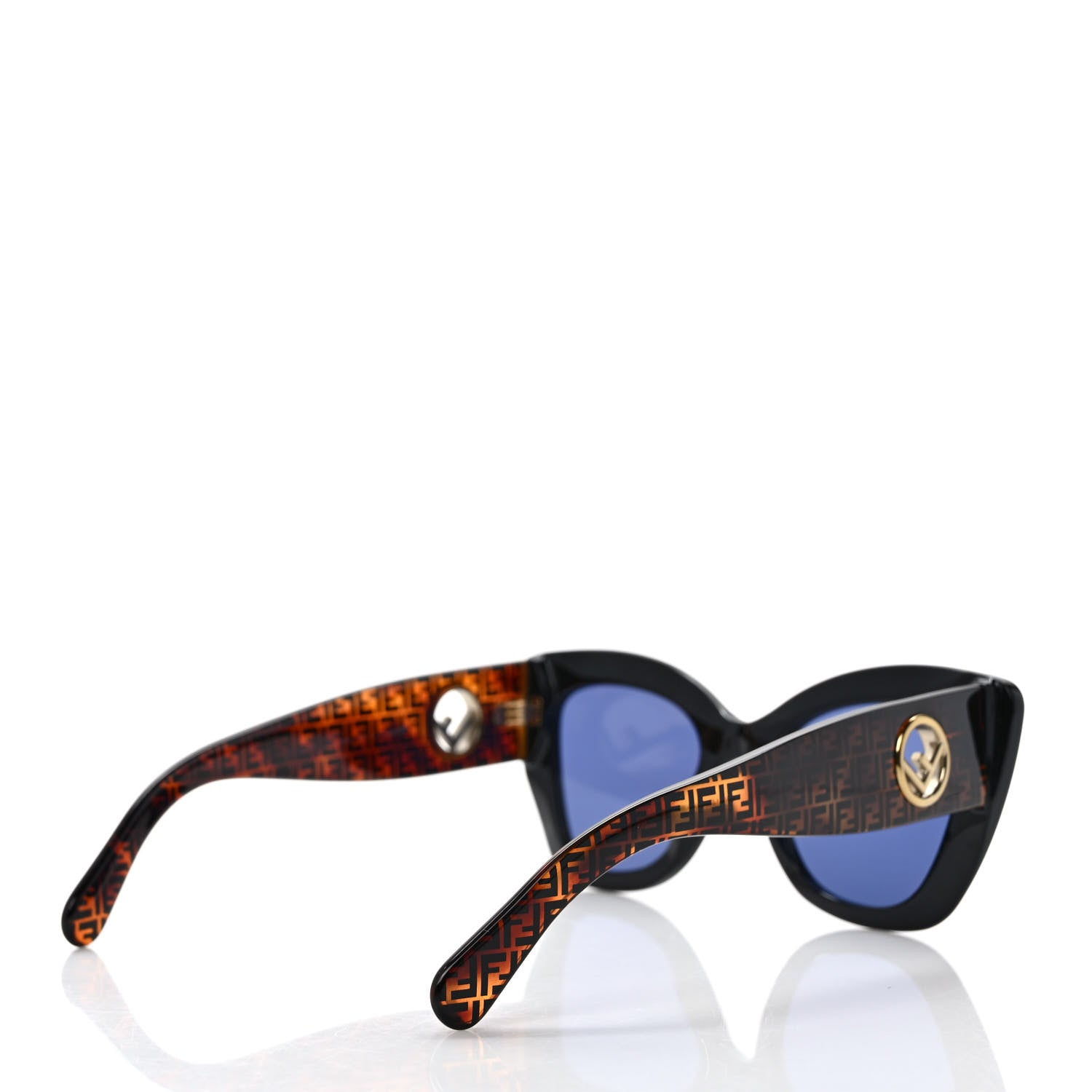 Fendi Acetate F is Fendi FF 51mm Sunglasses 0327/S Tortoise Camouflage 4 of 7