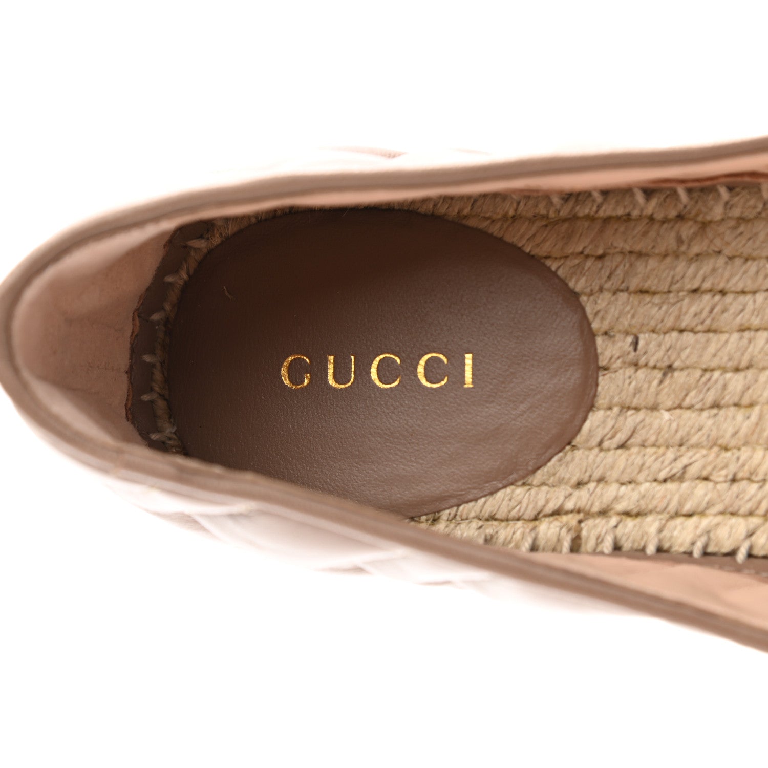 Gucci Nappa Matelasse GG Marmont Espadrilles 36 Porcelain Rose 7 of 9
