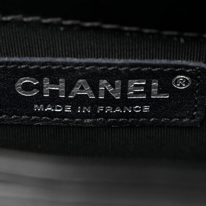 Chanel Calfskin Enchained Medium Boy Flap Black 6 of 10