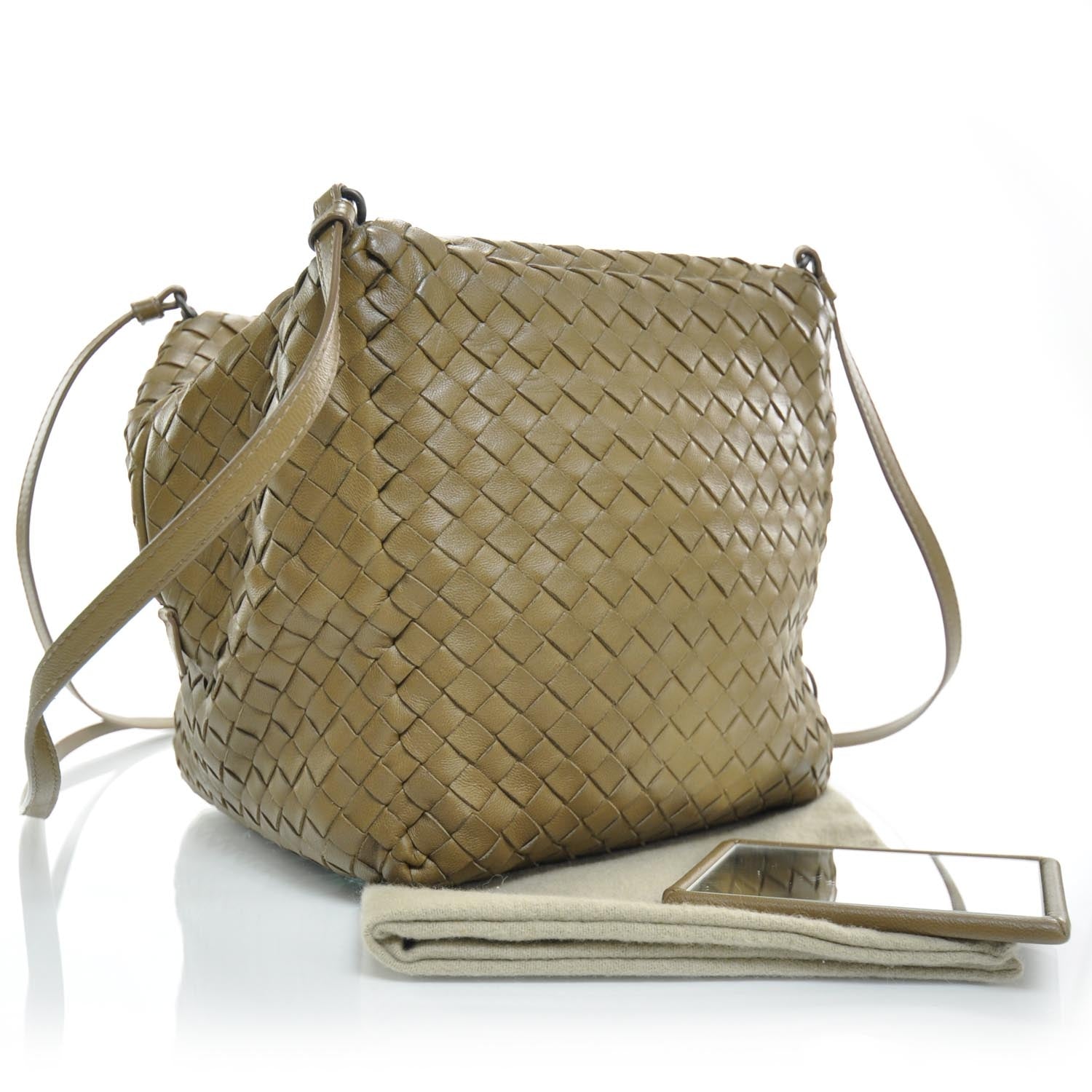 Bottega Veneta Nappa Intrecciato Cubo Cross Body Shoulder Bag 3 of 9