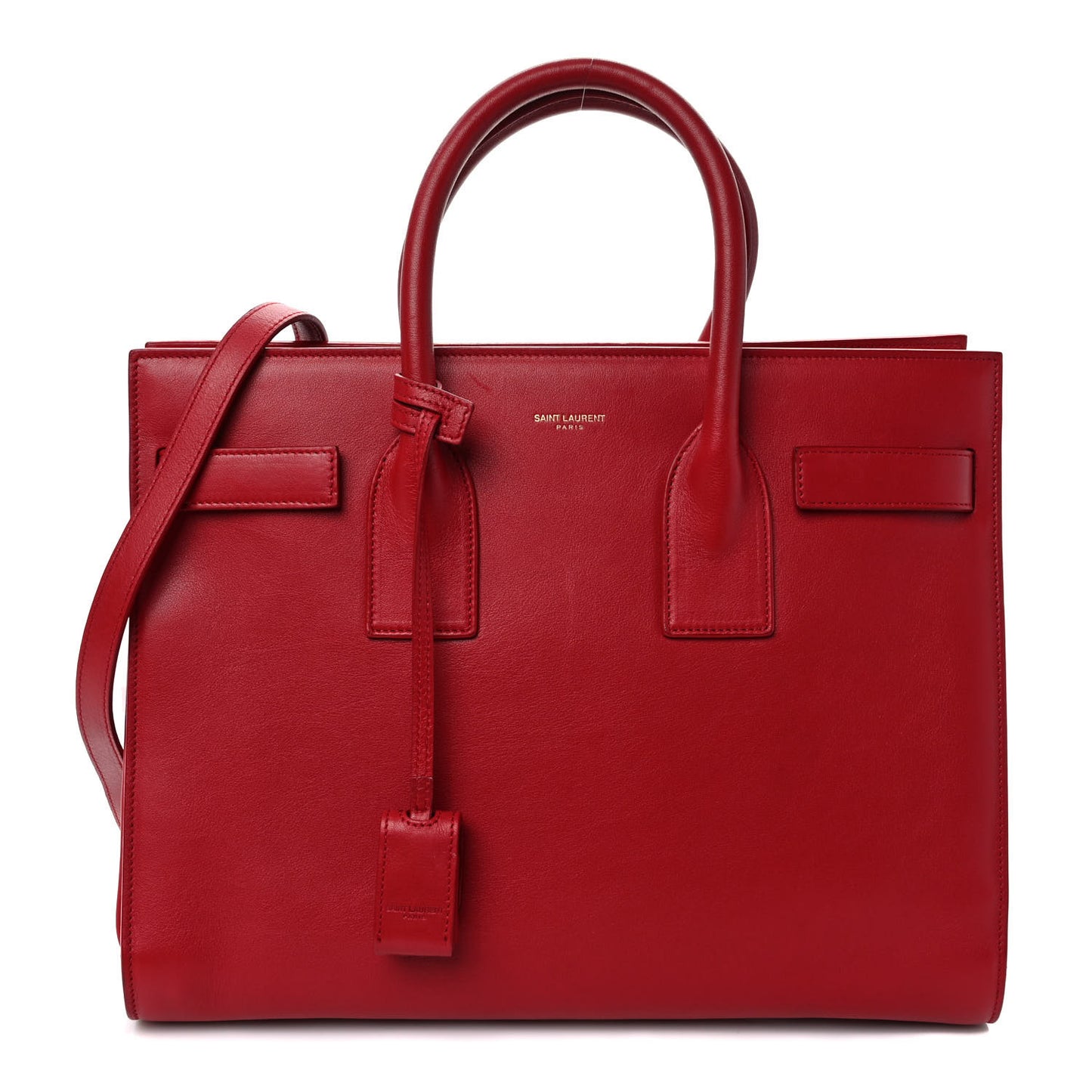 Calfskin Small Sac De Jour Lipstick Red