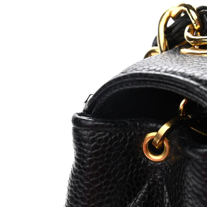 Chanel Caviar Quilted Medium Single Flap Black 10 of 10