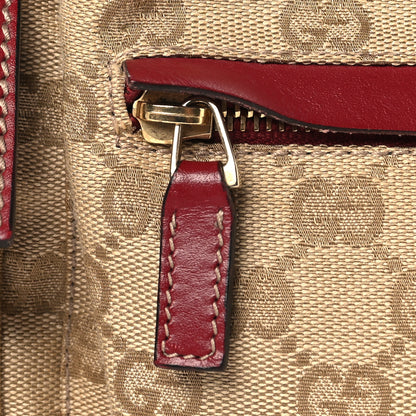 Gucci GG Monogram Double Pocket Belt Bag Red 10 of 13