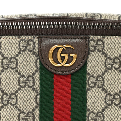 Gucci GG Supreme Monogram Web Small Ophidia Belt Bag Beige Ebony New Acero 8 of 11