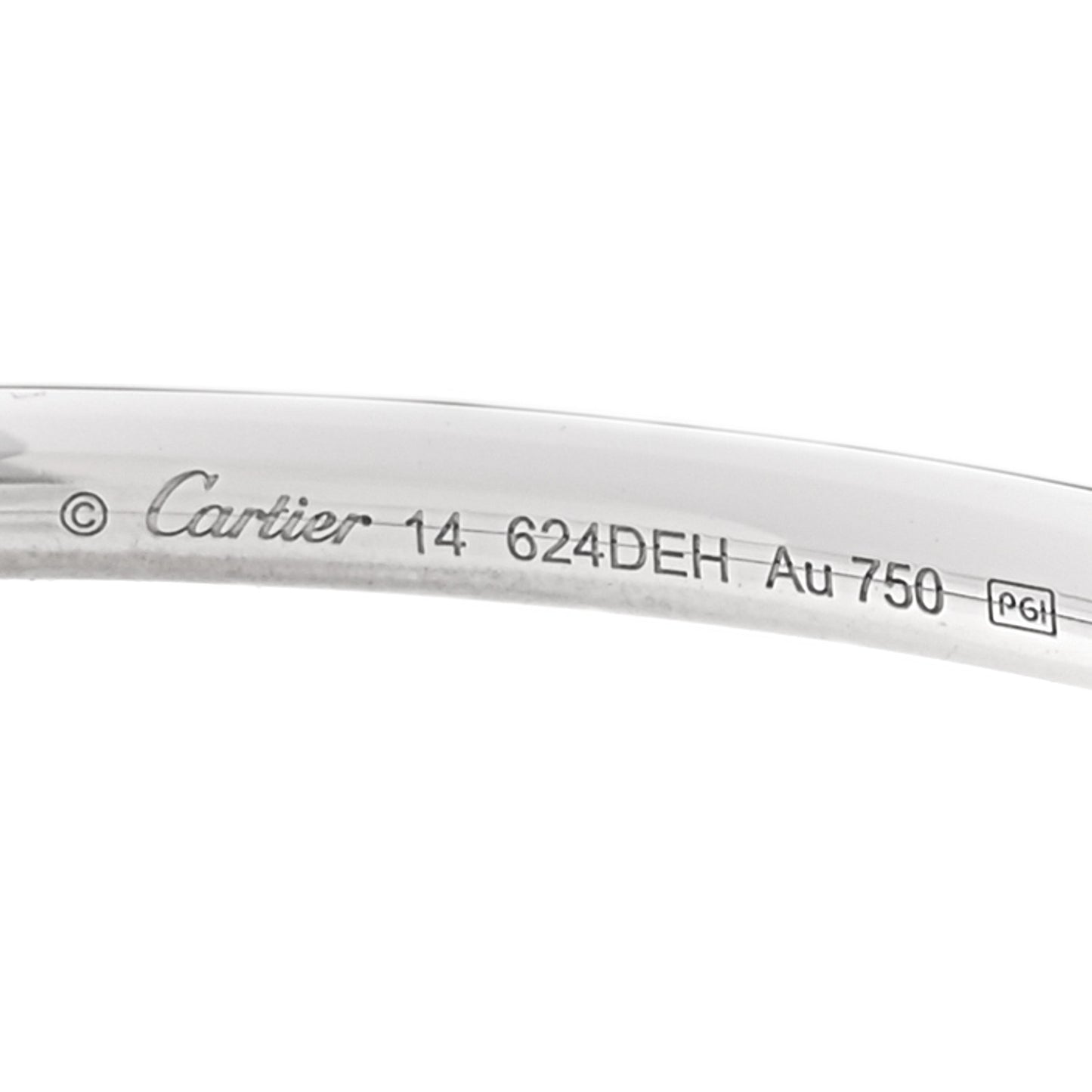 18K White Gold Diamond Small Juste Un Clou Bracelet 14