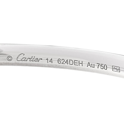 Cartier 18K White Gold Diamond Small Juste Un Clou Bracelet 14 4 of 5