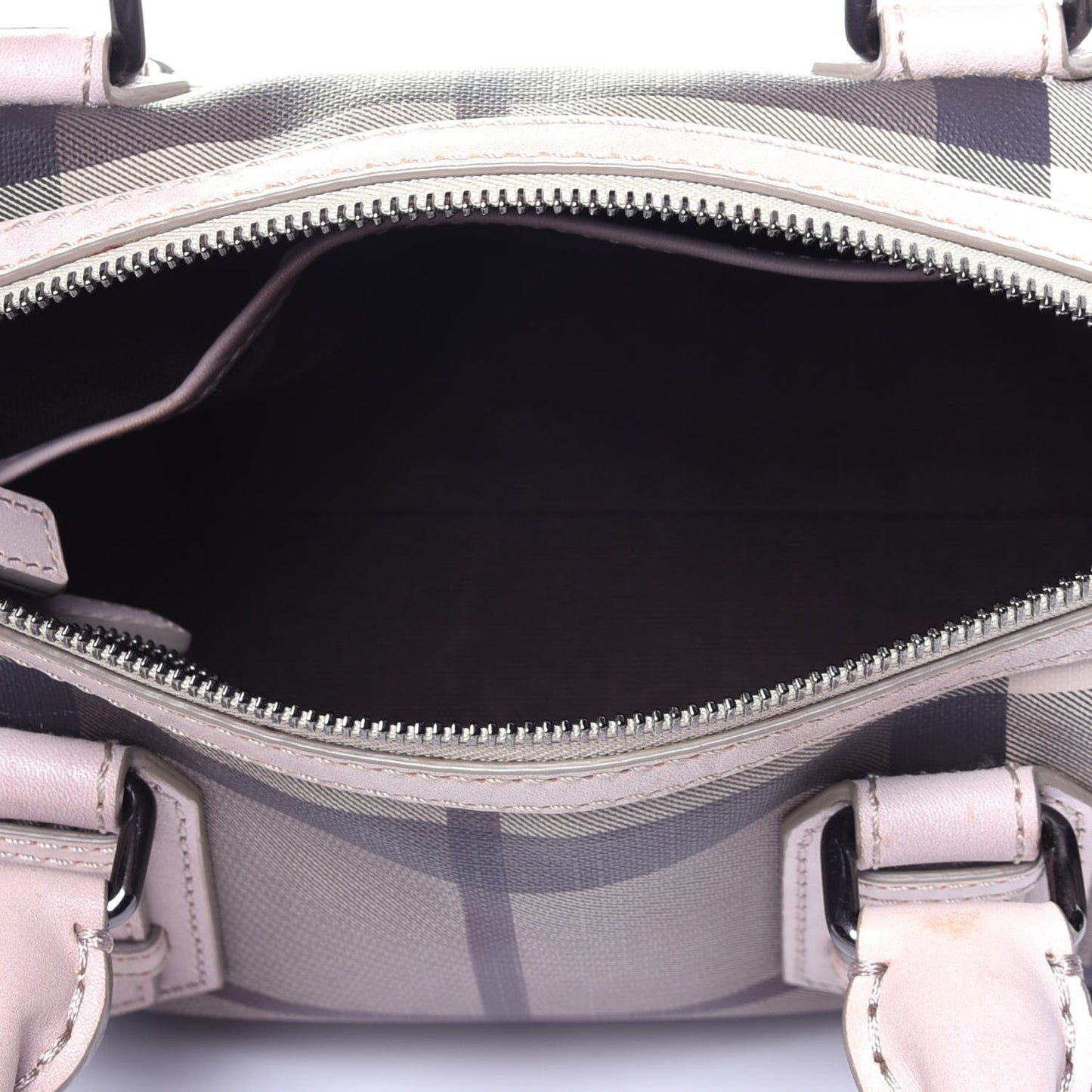 Smoked Check Small Chester Bowling Bag Purple