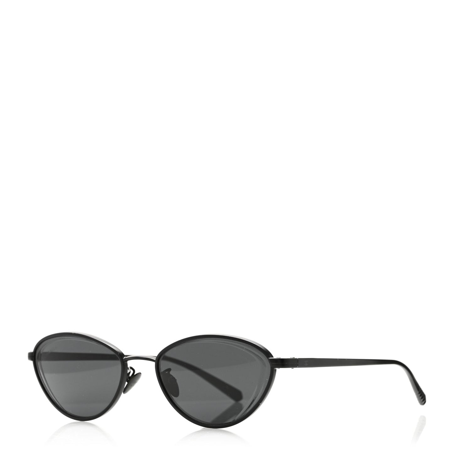 Metal Cat Eye Sunglasses 4255 Black