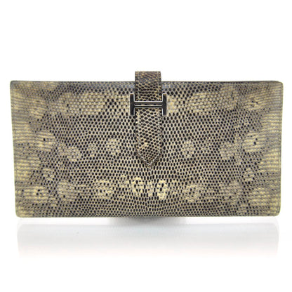 Hermes Lizard Bearn Wallet Ombre 1 of 10