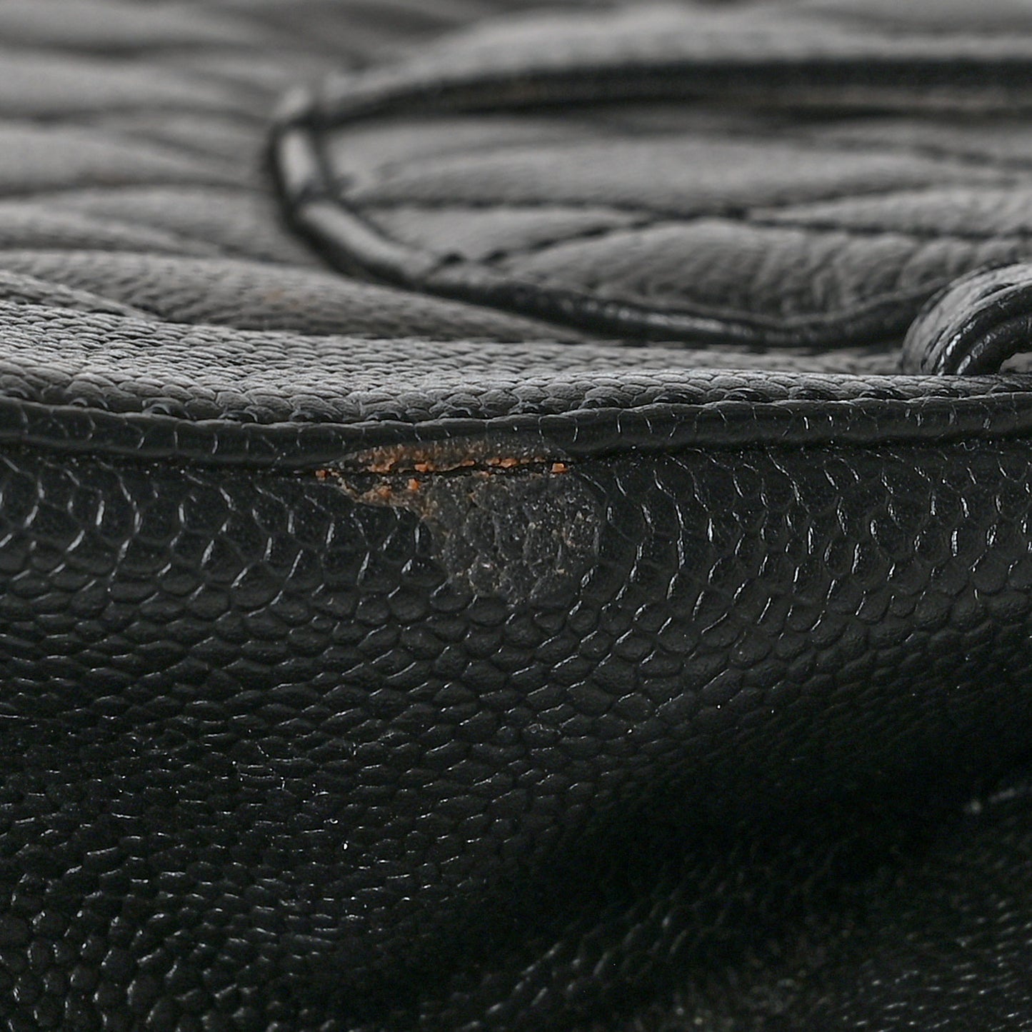 Caviar Quilted Small Mademoiselle Flap Bag Black