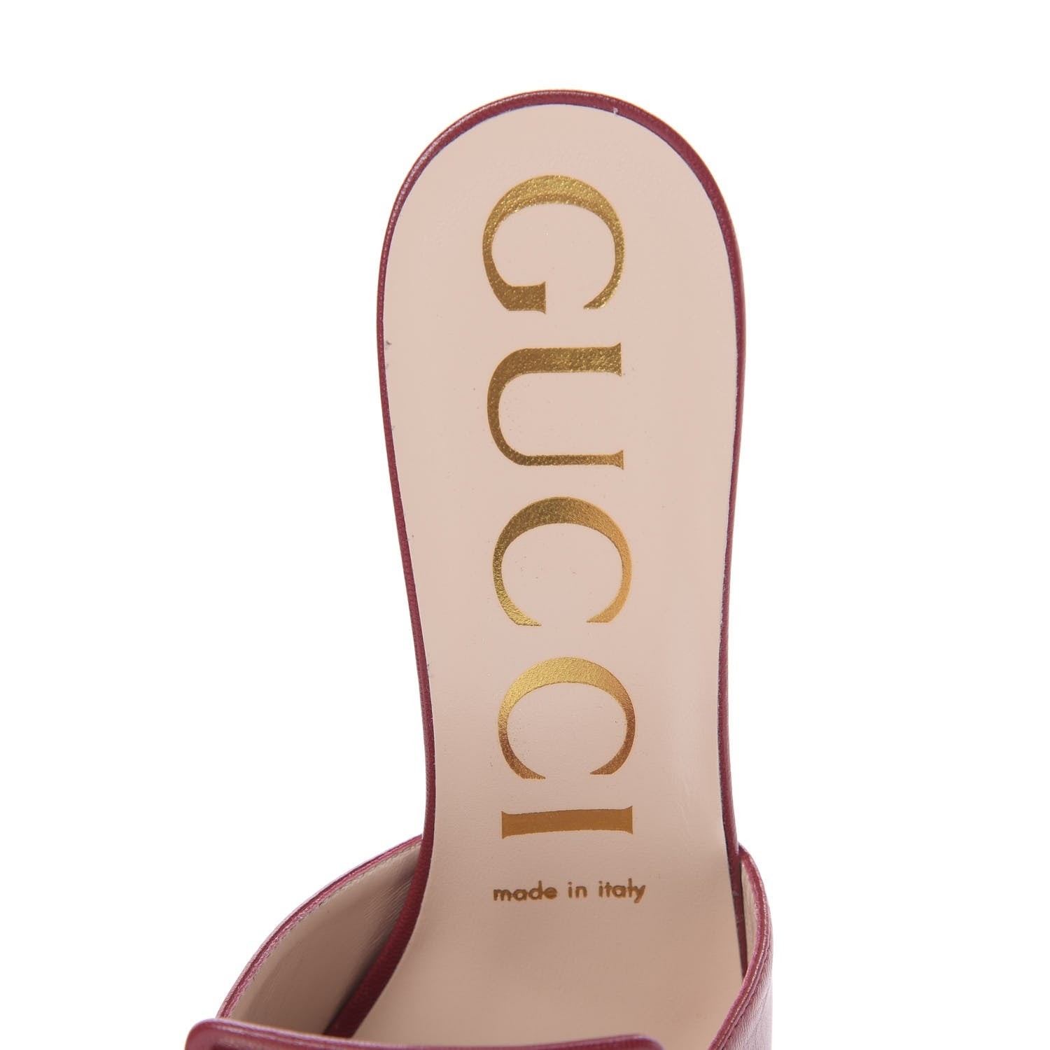 Gucci Malaga Kid Crystal Square G Madelyn Mules 38.5 Romantic Cerise 7 of 12