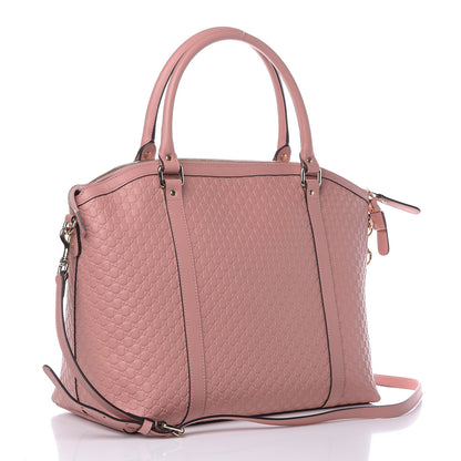 Gucci Soft Microguccissima Large Dome Satchel Soft Pink 3 of 10