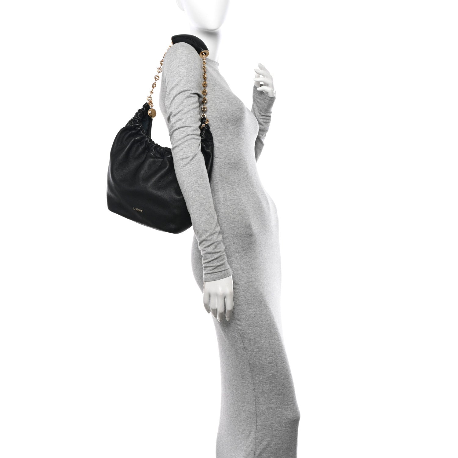 Loewe Buttery Nappa Small Squeeze Bag Black 3 of 9