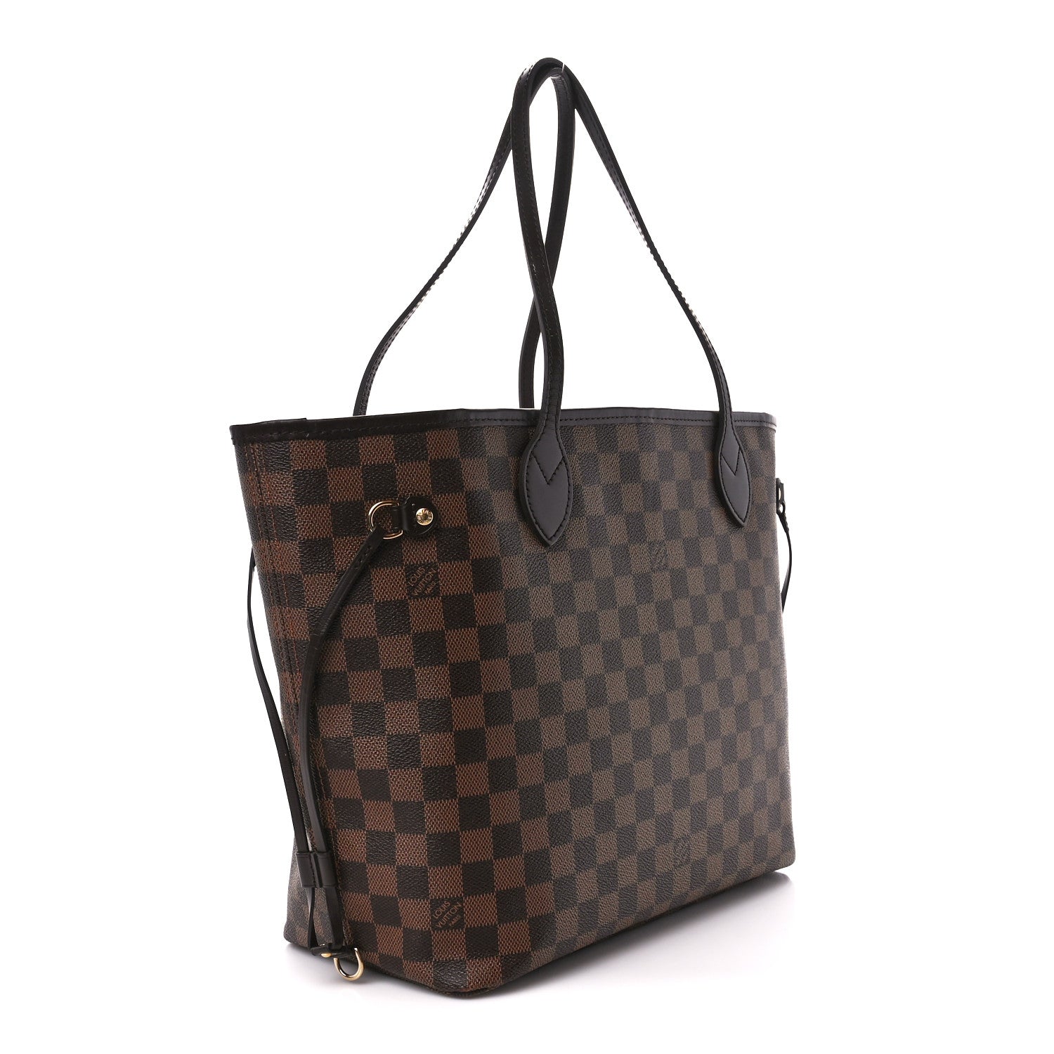 Louis Vuitton Damier Ebene Neo Neverfull MM Rose Ballerine 4 of 16