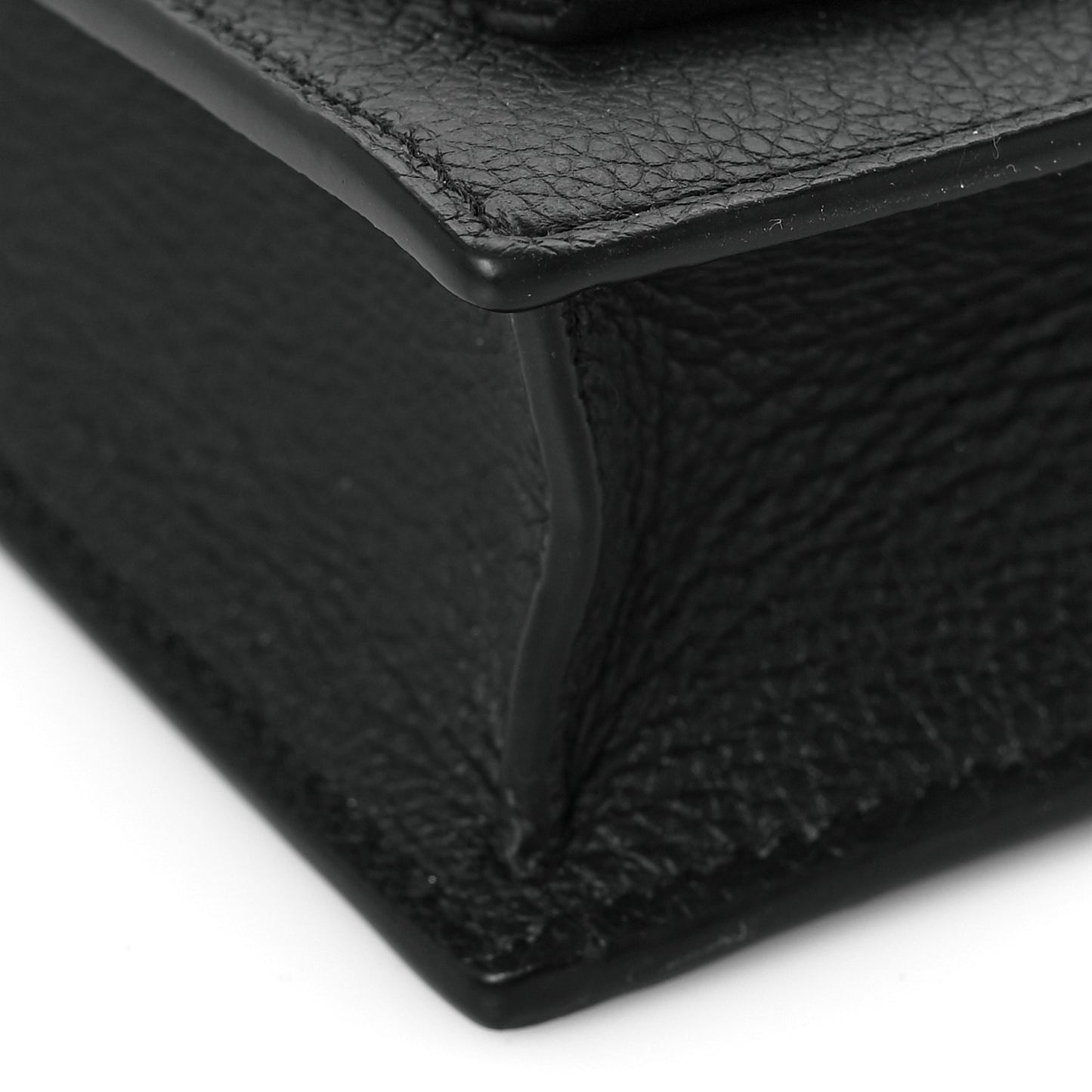Soft Calfskin My Lockme Chain Pochette Black