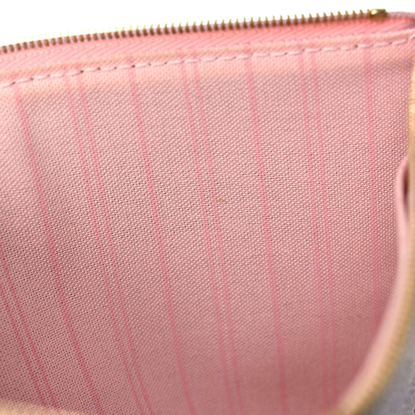 Damier Ebene Neverfull MM GM Pochette Rose Ballerine